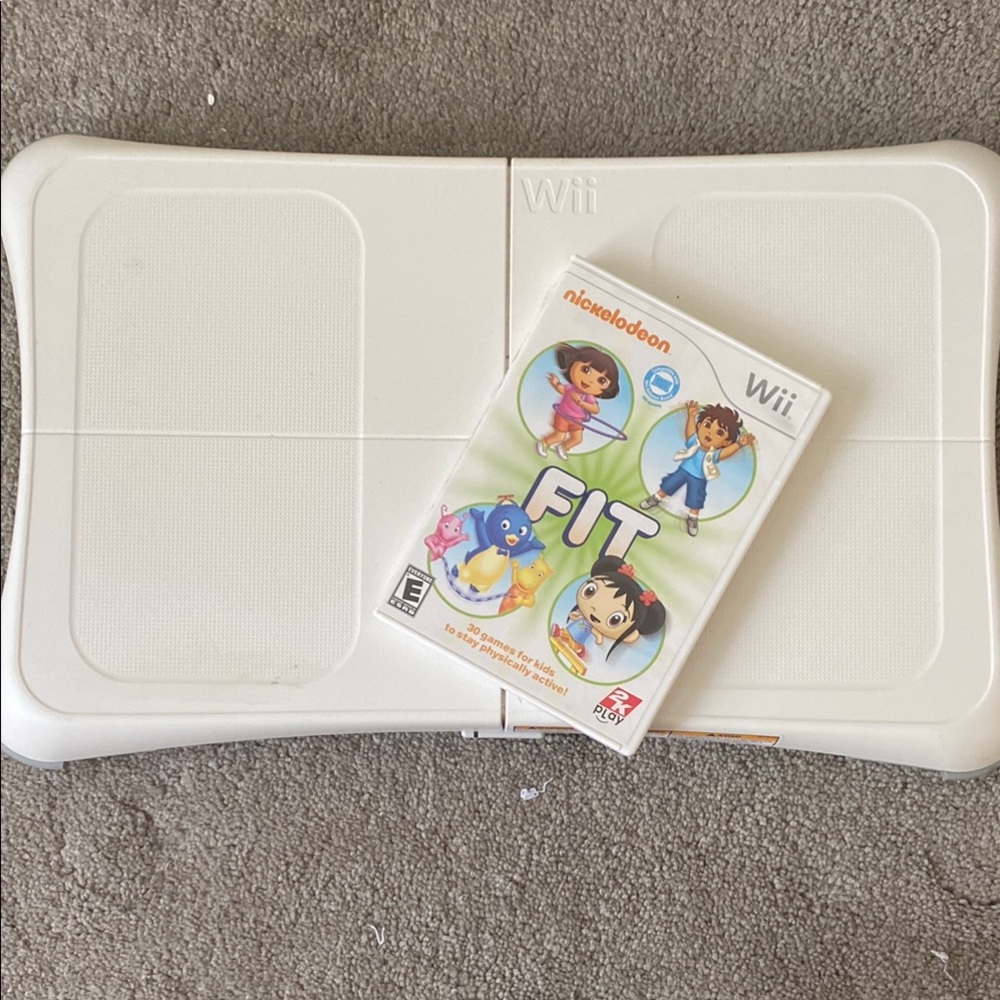 Bundle Fit Balance Board and Game - White